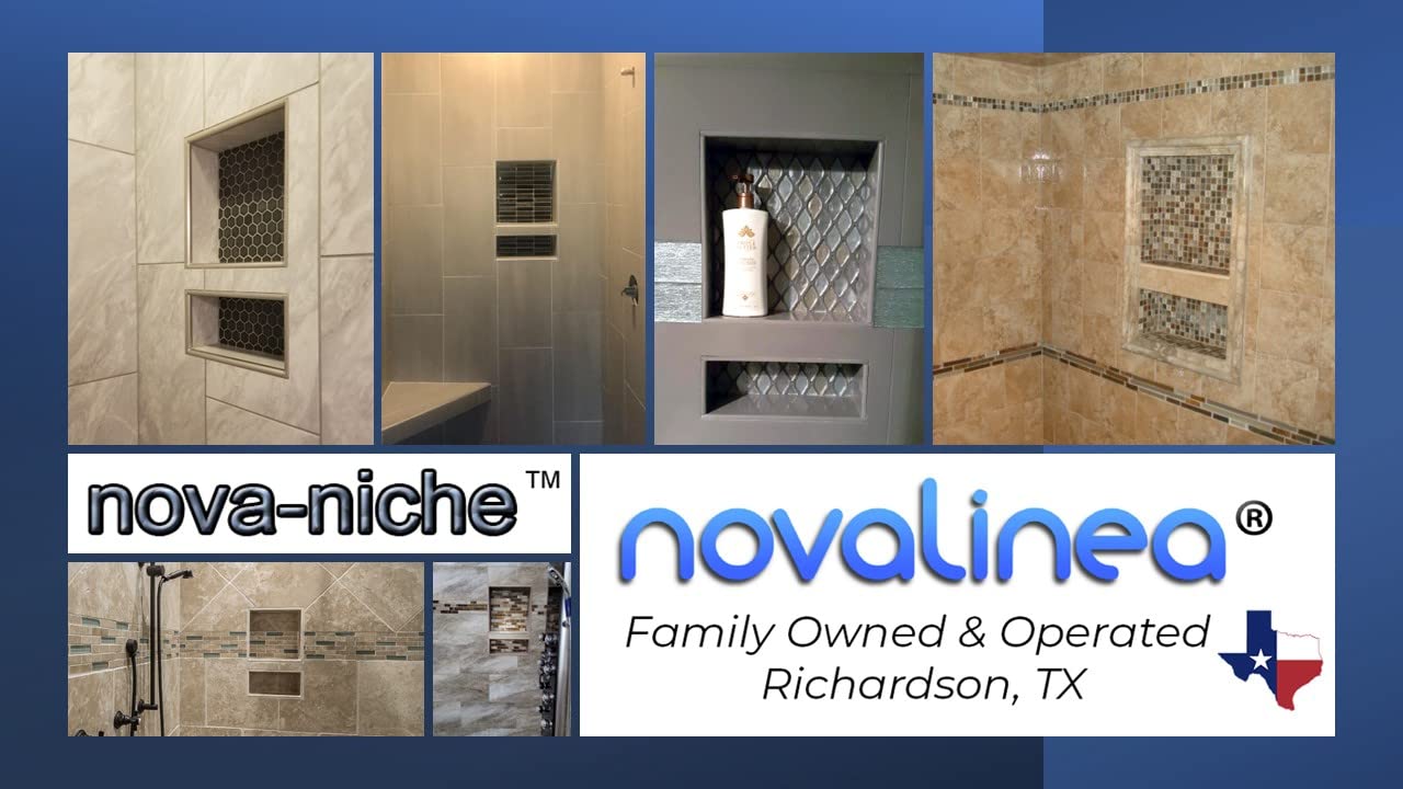 16" x 24" Double Shelf Flushmount Niche (USA MADE)