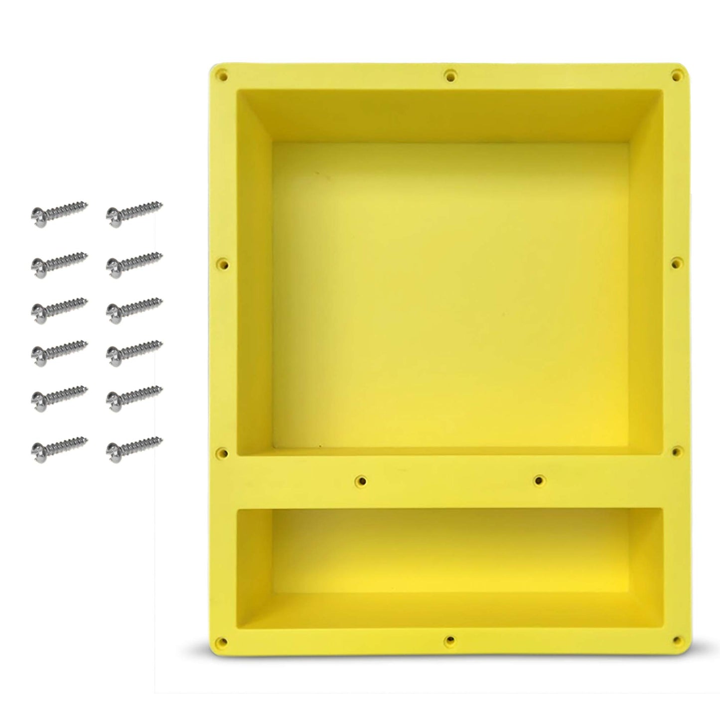 16" x 20" Double Shelf Flushmount Niches with Mounting Screws