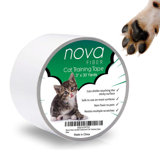 Nova-Fiber Scratch Deterrent Cat Training Tape, 3 inch x 30 Yards